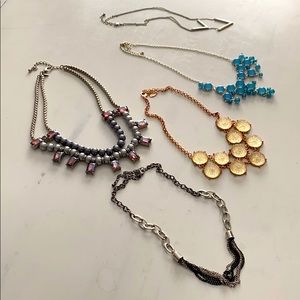 Statement necklaces ***lot of 5***